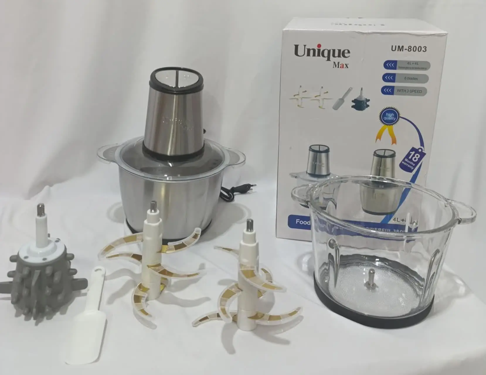 خردکن ۲ کاسه یونیک 
