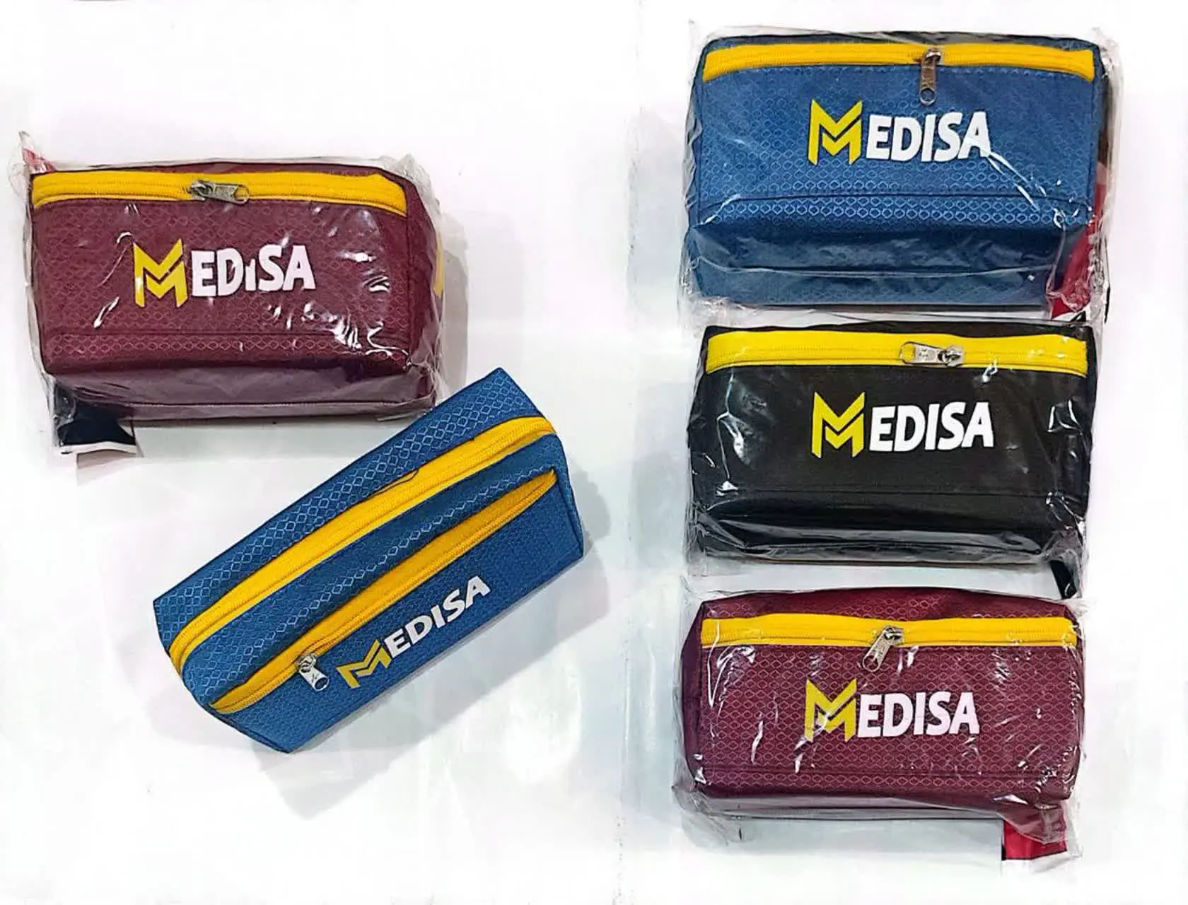 جامدادی سه زیپ MEDISA سر زیپ فلزی
