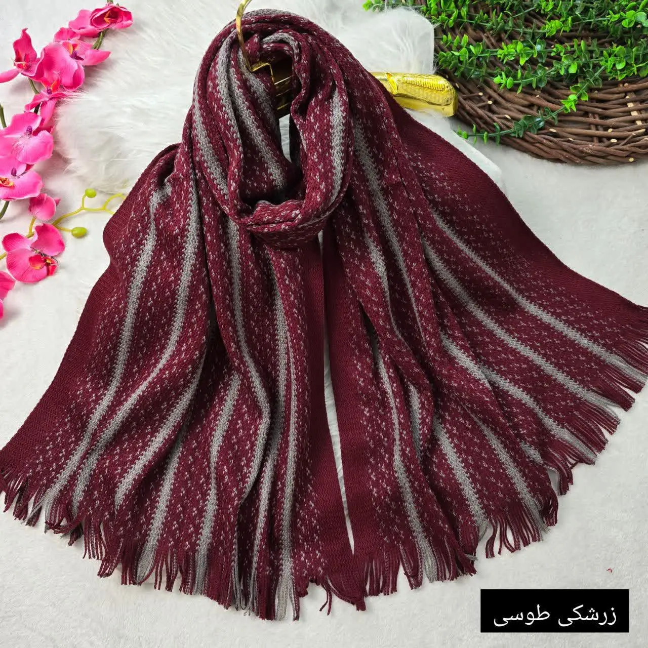 🍁 نام: شال کلاسیک
