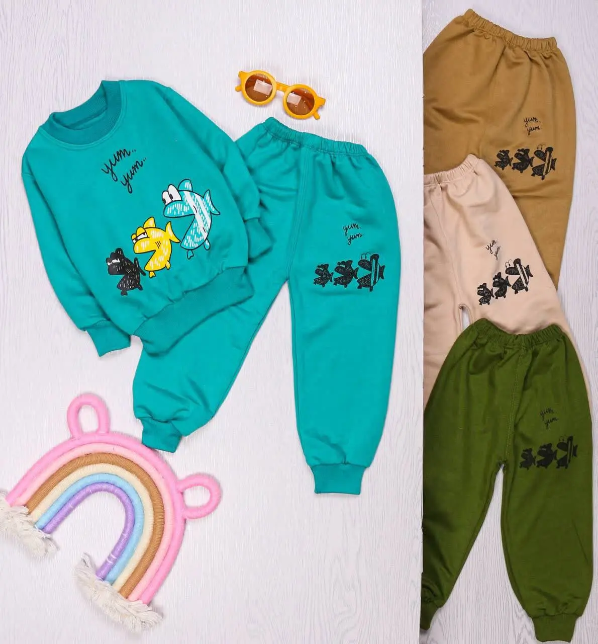 👯 بلوز شلوار پسرانه ماهی 👯