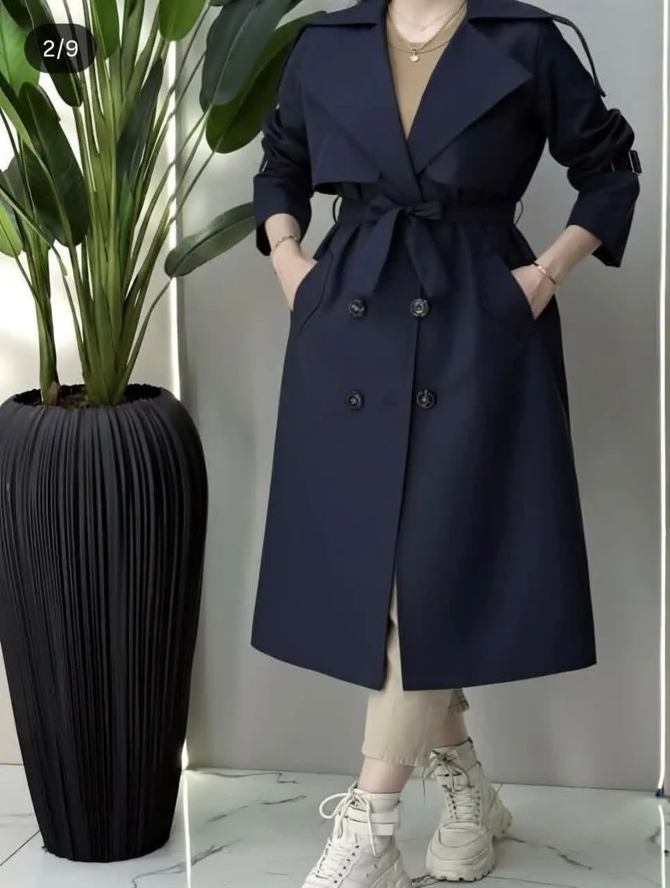 👚نام: مانتو بارونی روژین