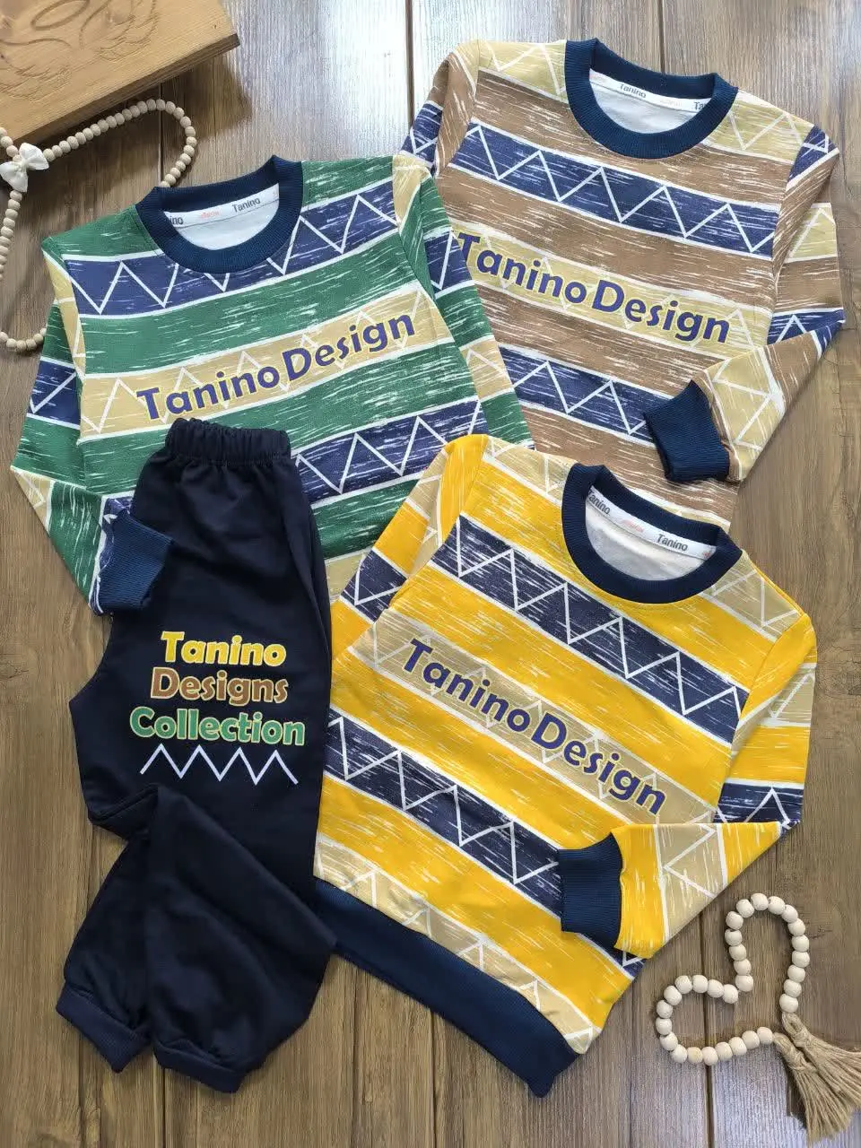 بلوز شلوار پسرانه راه راه
