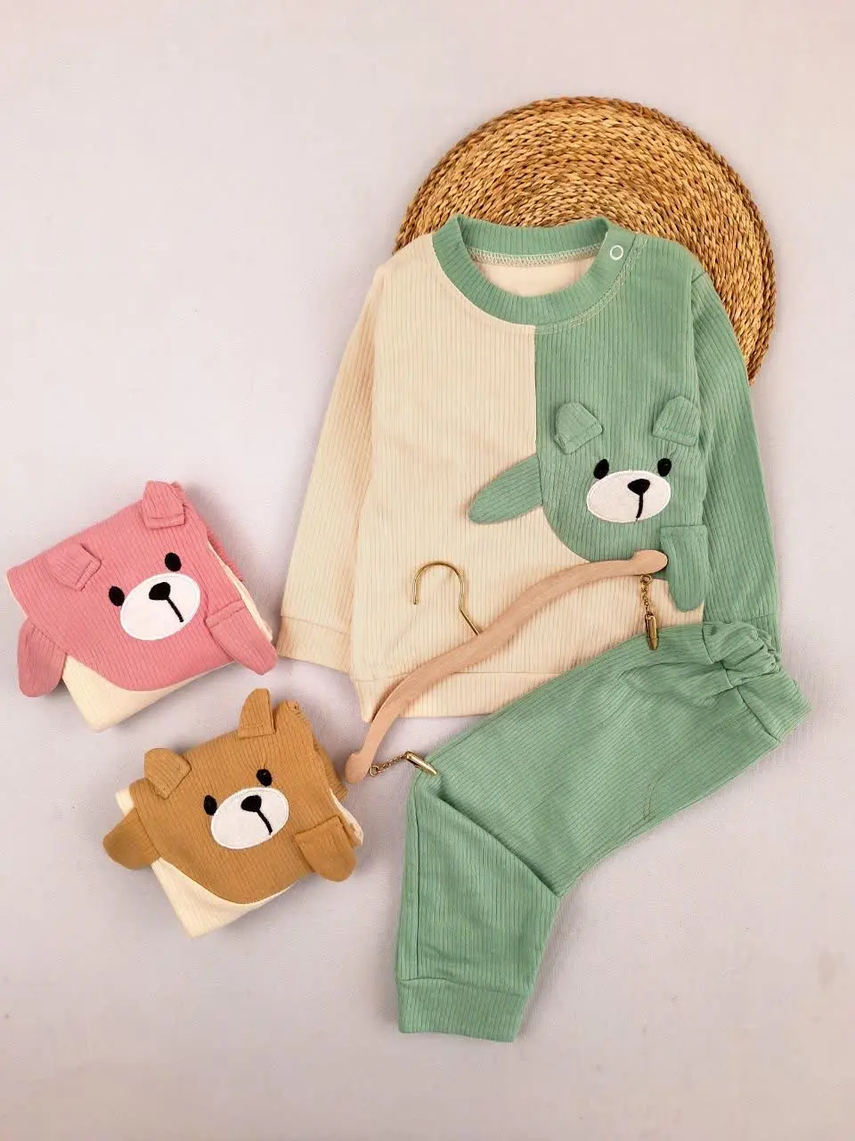 بلوز و شلوار تدی نصفه 😍