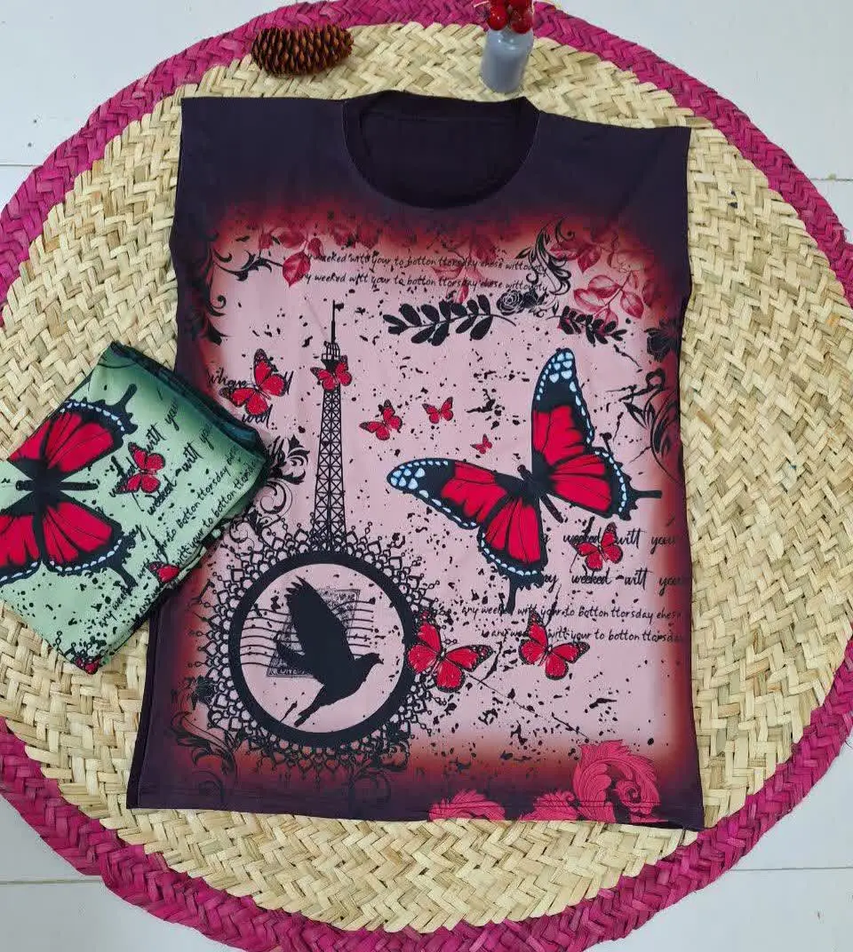 🌷نام: تیشرت پروانه
