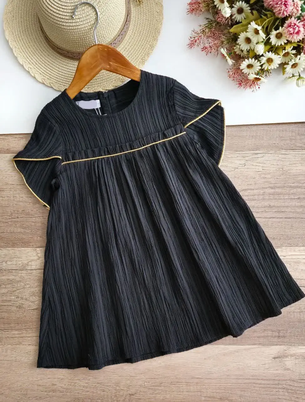 🌸پیراهن تک دخترانه طرح لاله🌸
