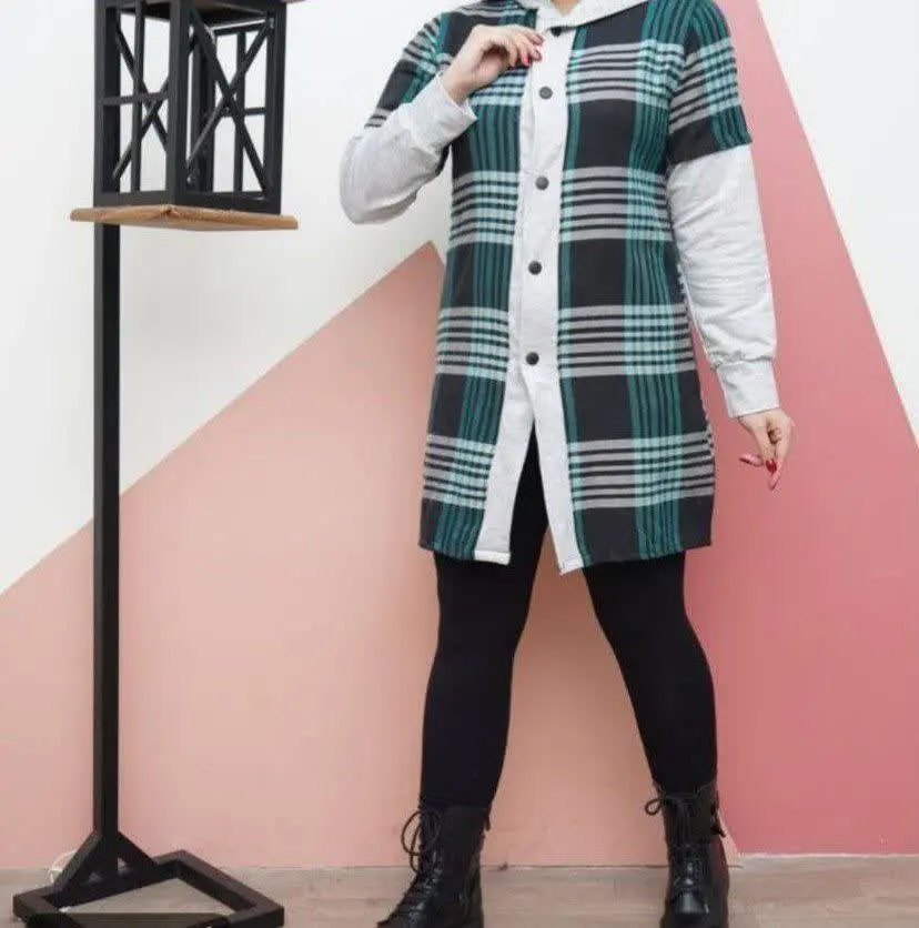 🖋نام: مانتو چهارخونه پالیز