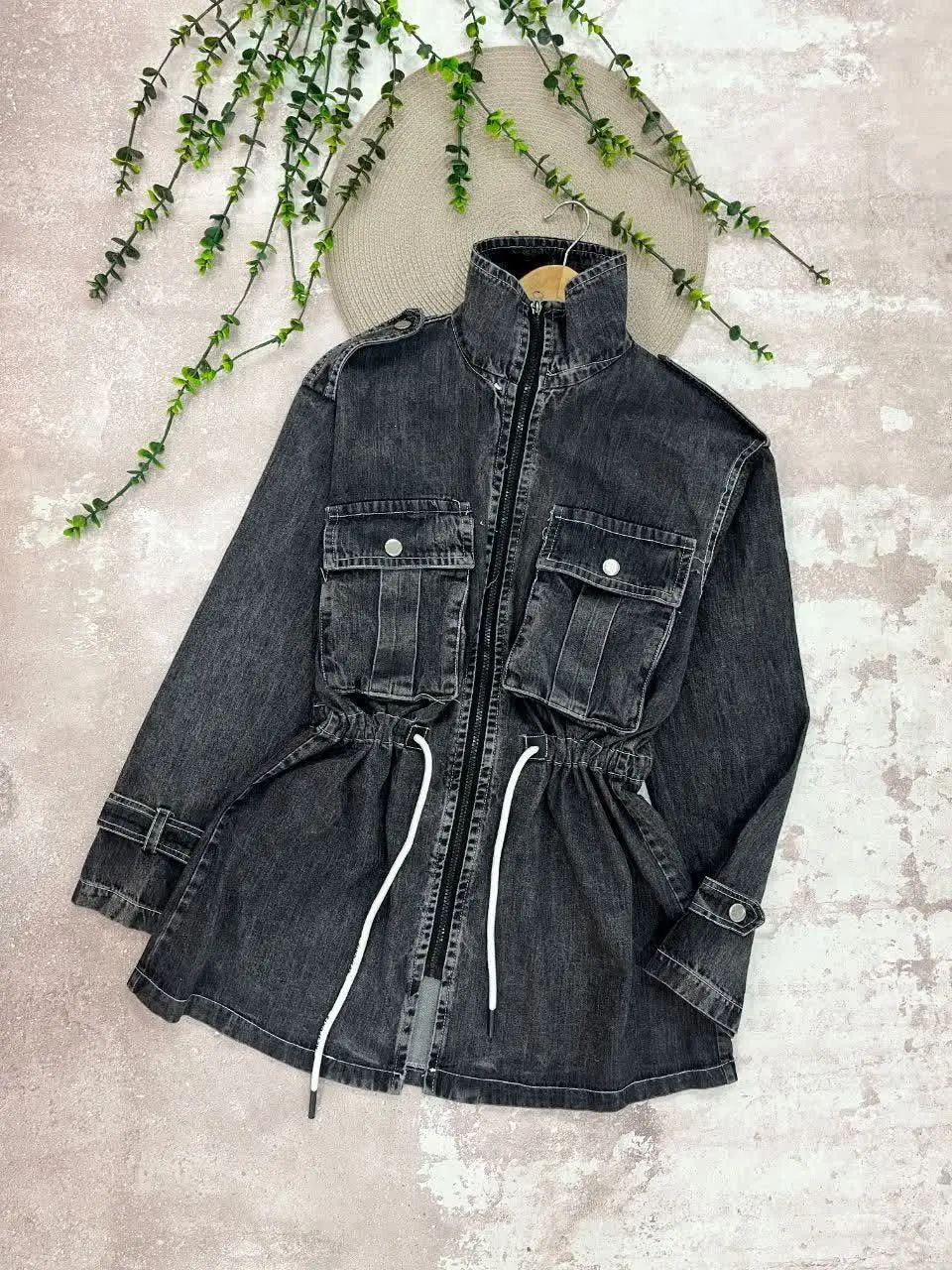 🦋نام محصول: مانتو جین اسپرت 
