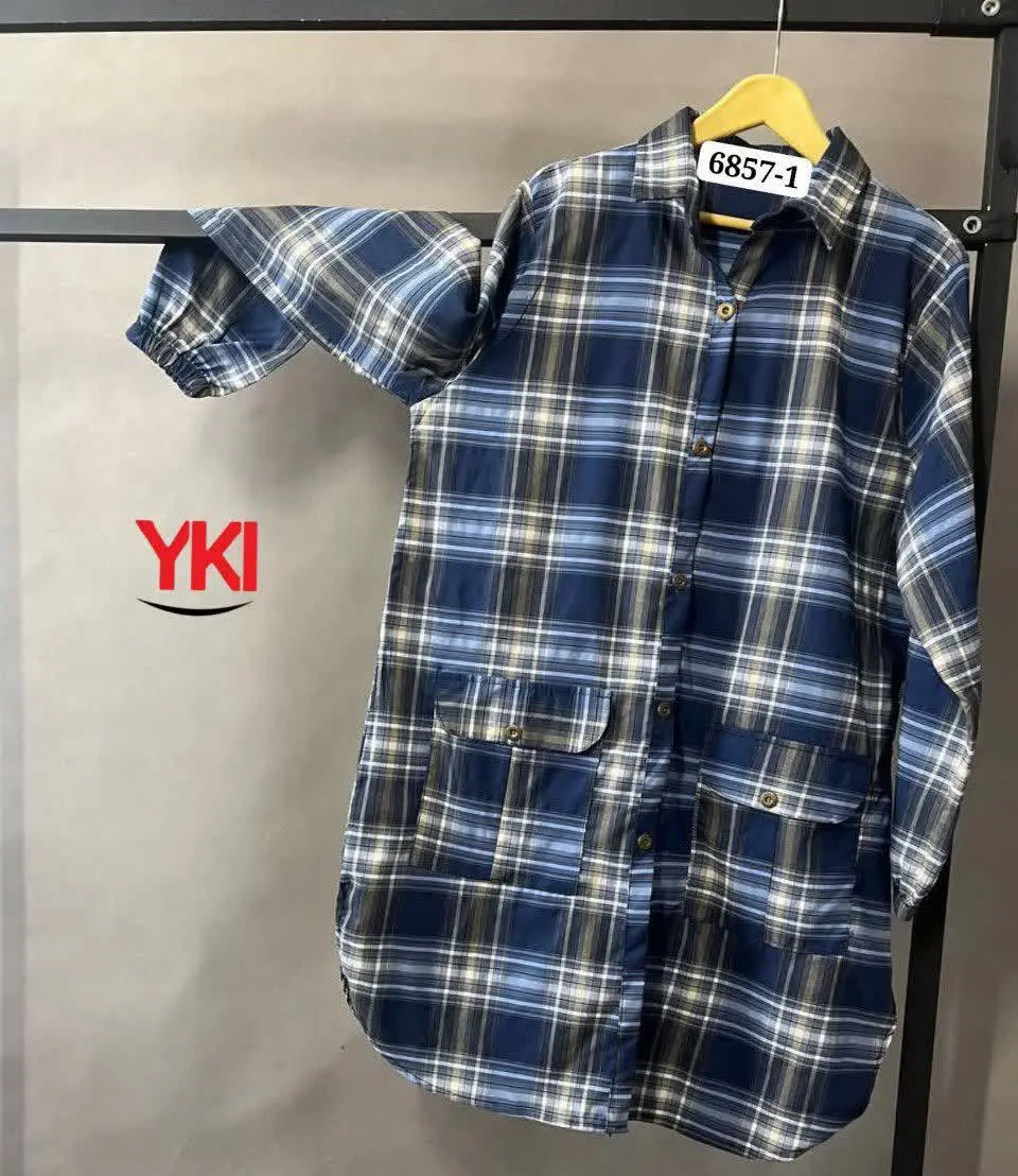 مانتو چهارخونه 
