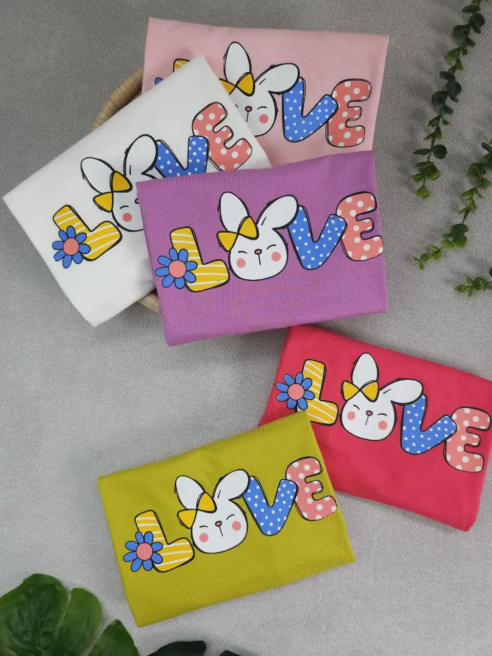 تیشرت دخترانه خرگوش بامزه
