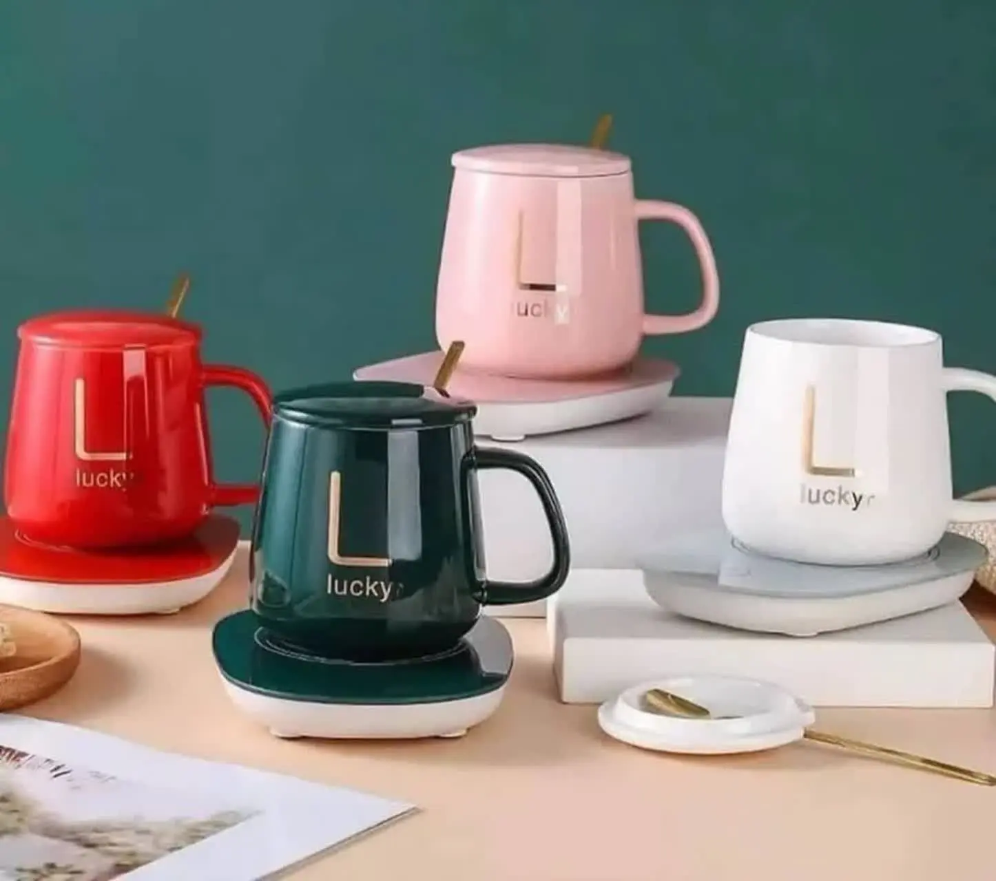 ♦️ماگ هیتردار مدل Lucky برقی♦️
