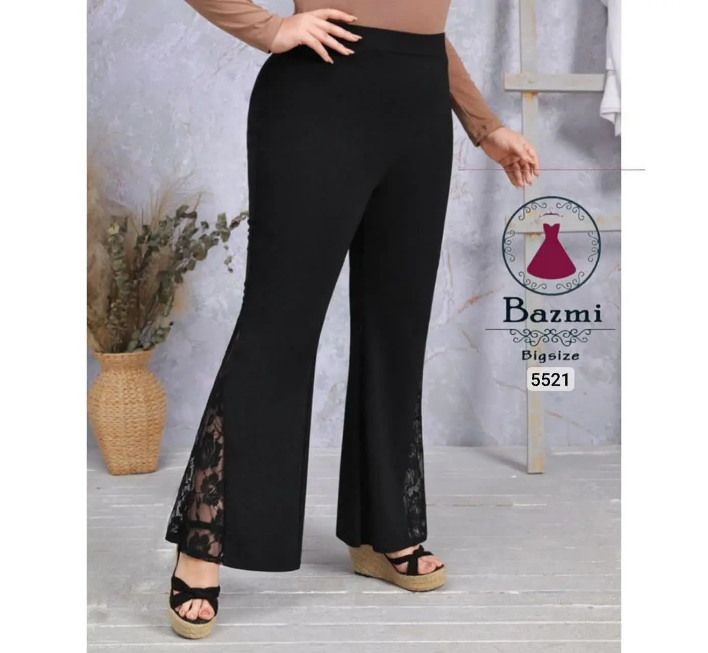 ☑️جنس: جودون-گیپورطرح گل