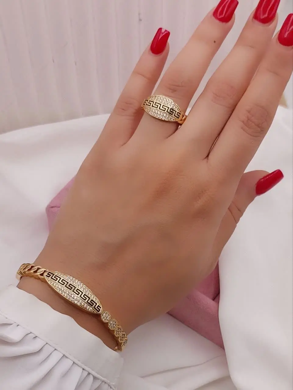ست دستبند انگشتر جدید😍😍