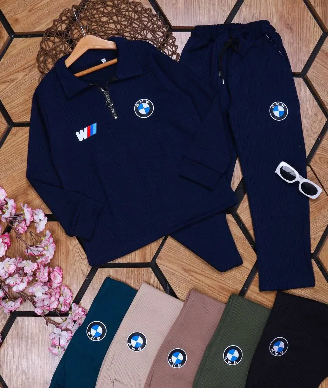 🌹بلوزشلوار میله ای پسرانه👦