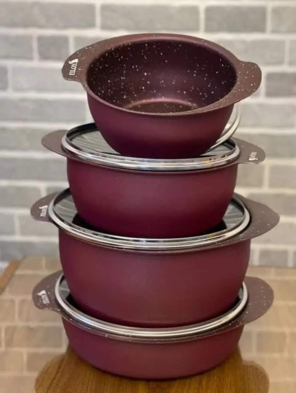 🤩 سرویس قابلمه چدن گرانیت فیلون
