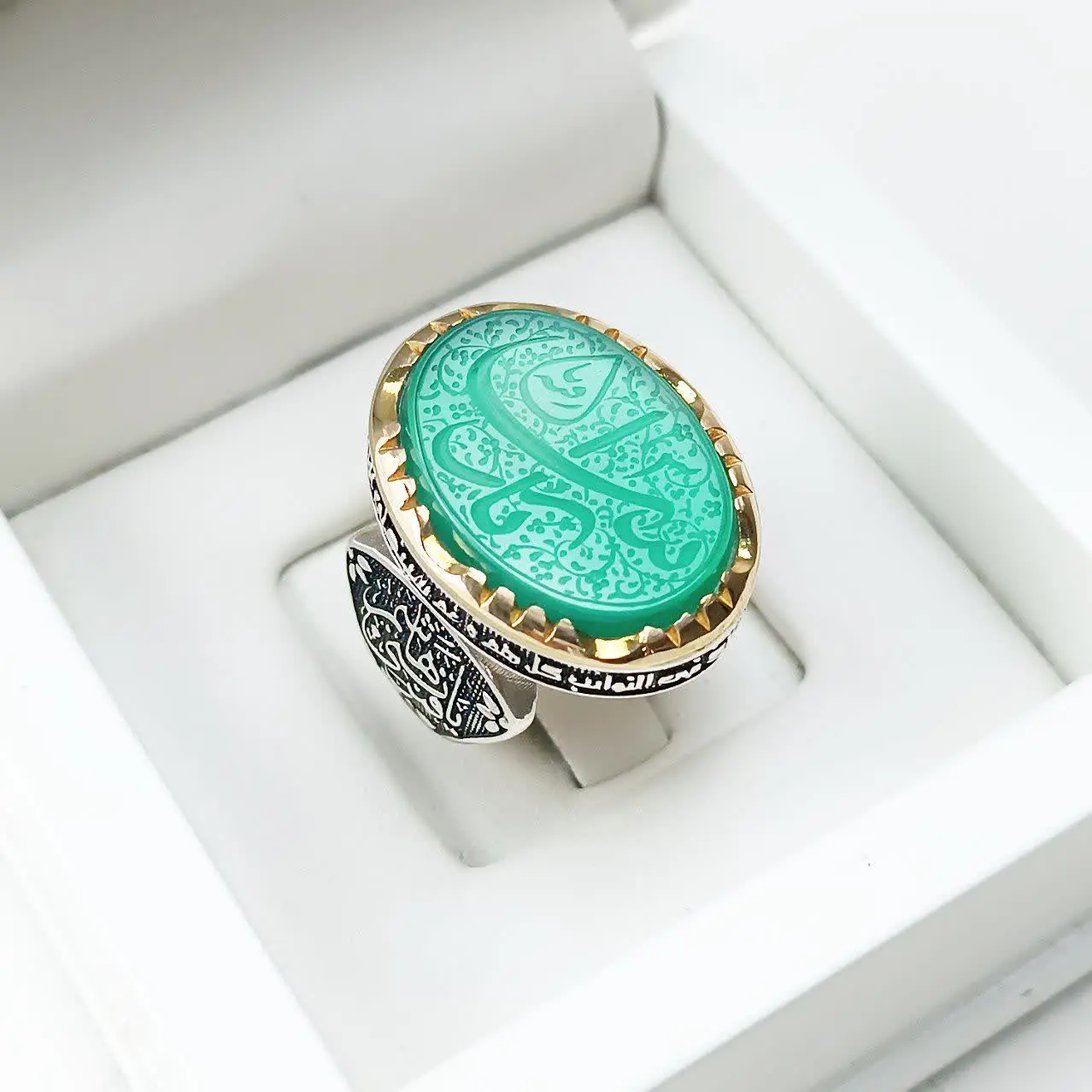 انگشتر نقره مردانه سربرنحی