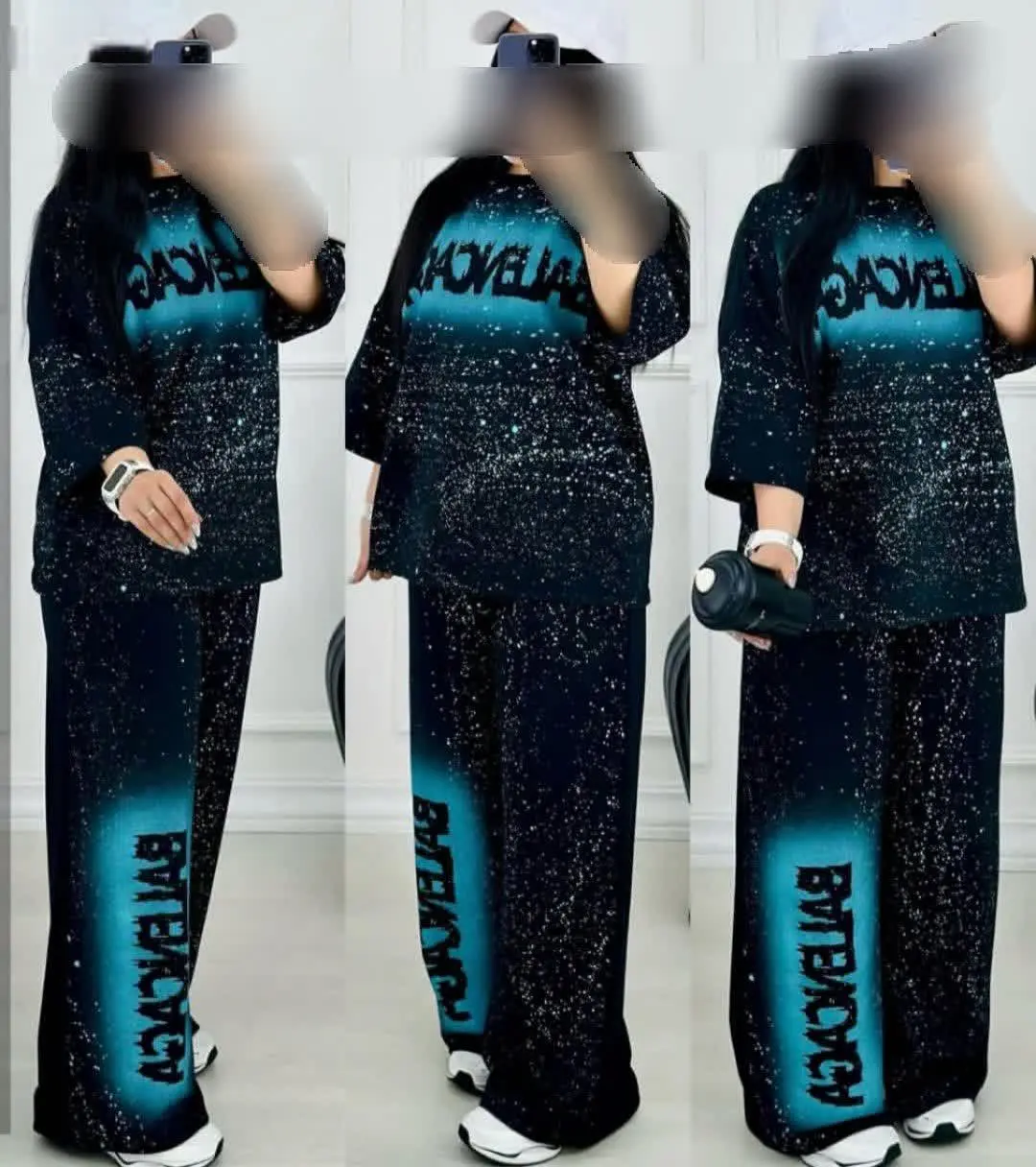 ست ابرنگی balencaga