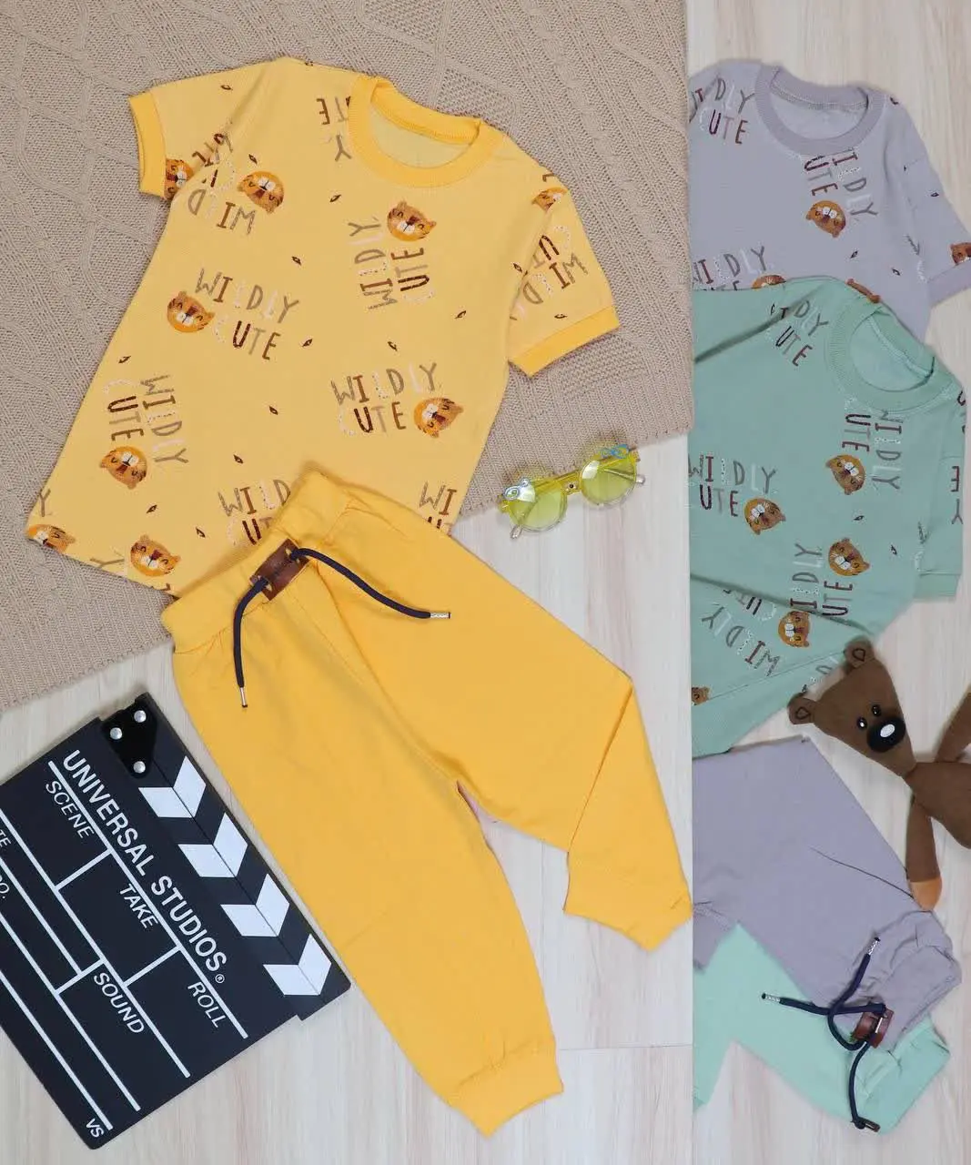 👫تیشرت و شلوار ویفری WHILD CUTE👫
