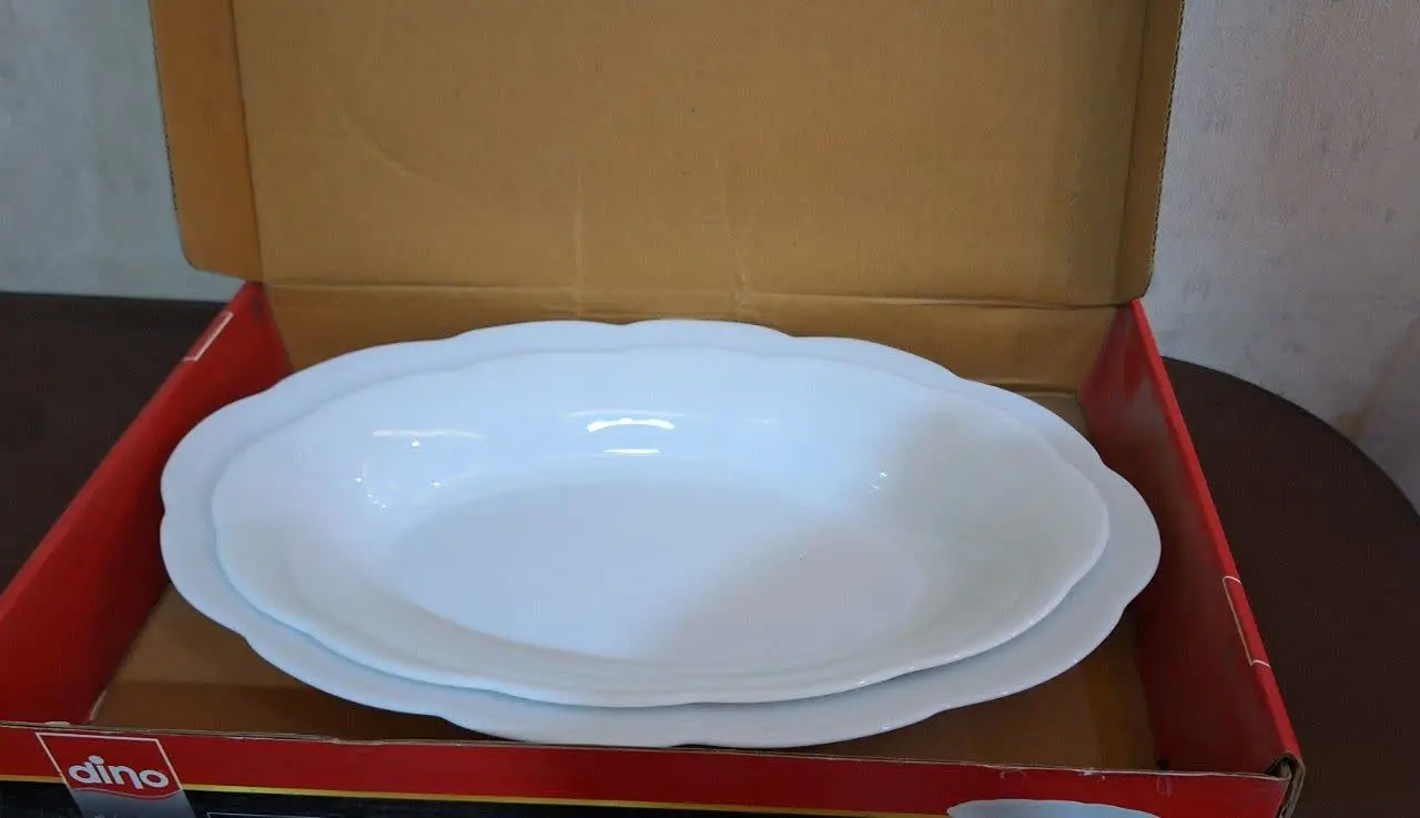 🔴 تابه ارکوپال سفید در۲سایز
