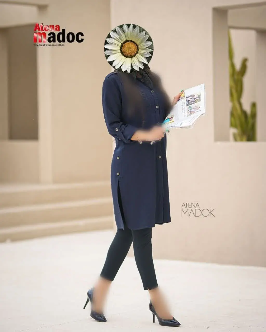 🧵 کتان پیچ مدل ارنیکا 
