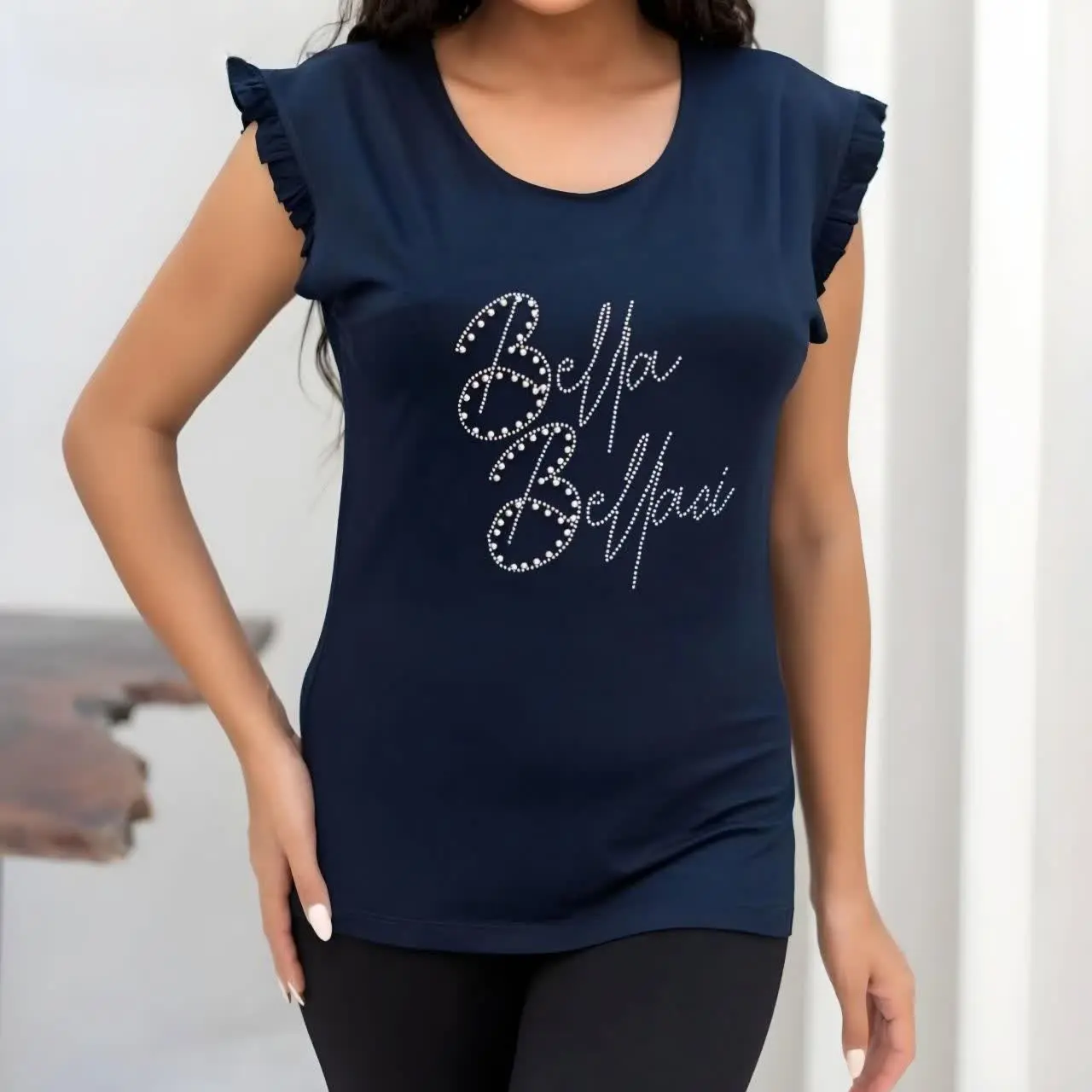 تاپ نگین کوب آستین حلزونی😍
