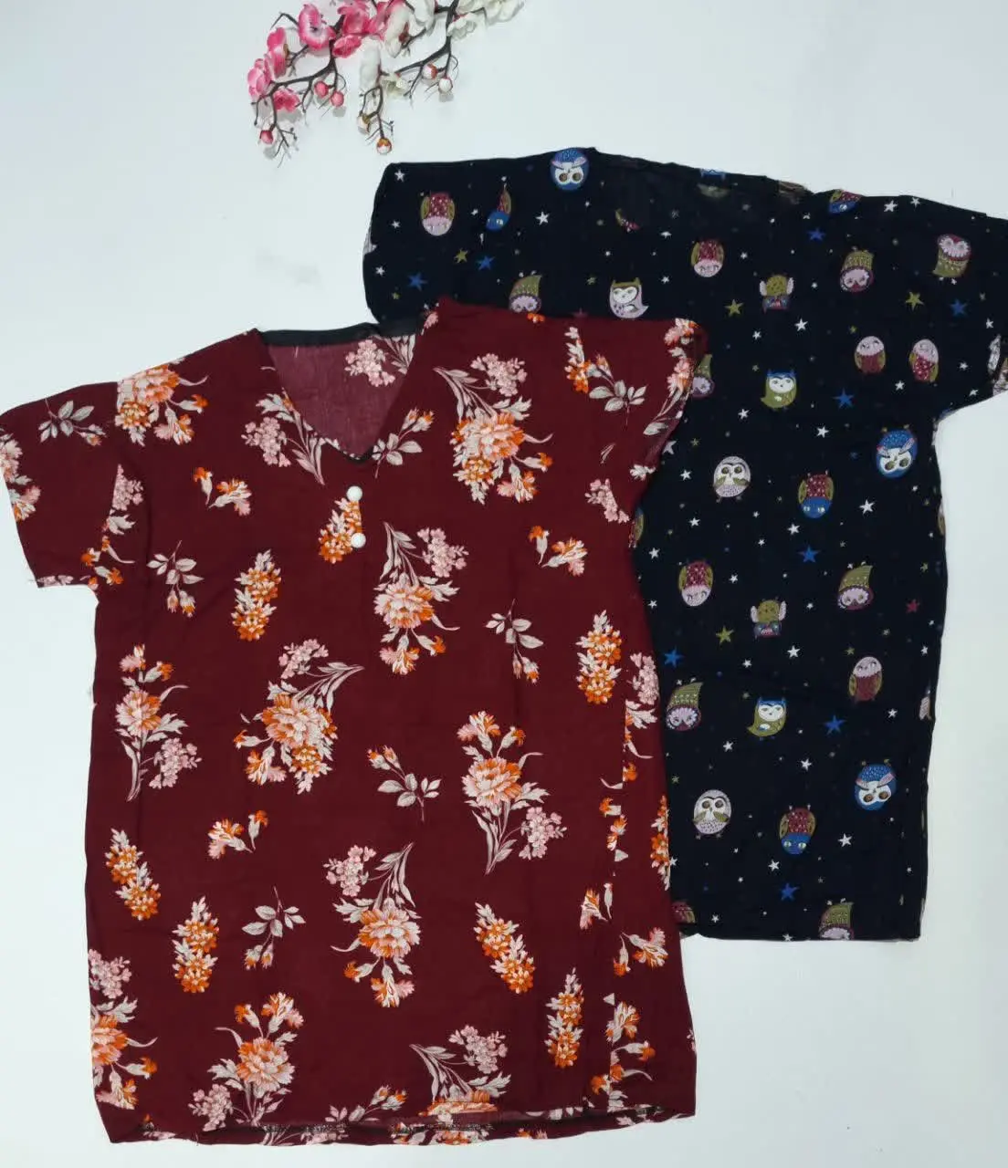 تیشرت نخی کولر دار اوردم