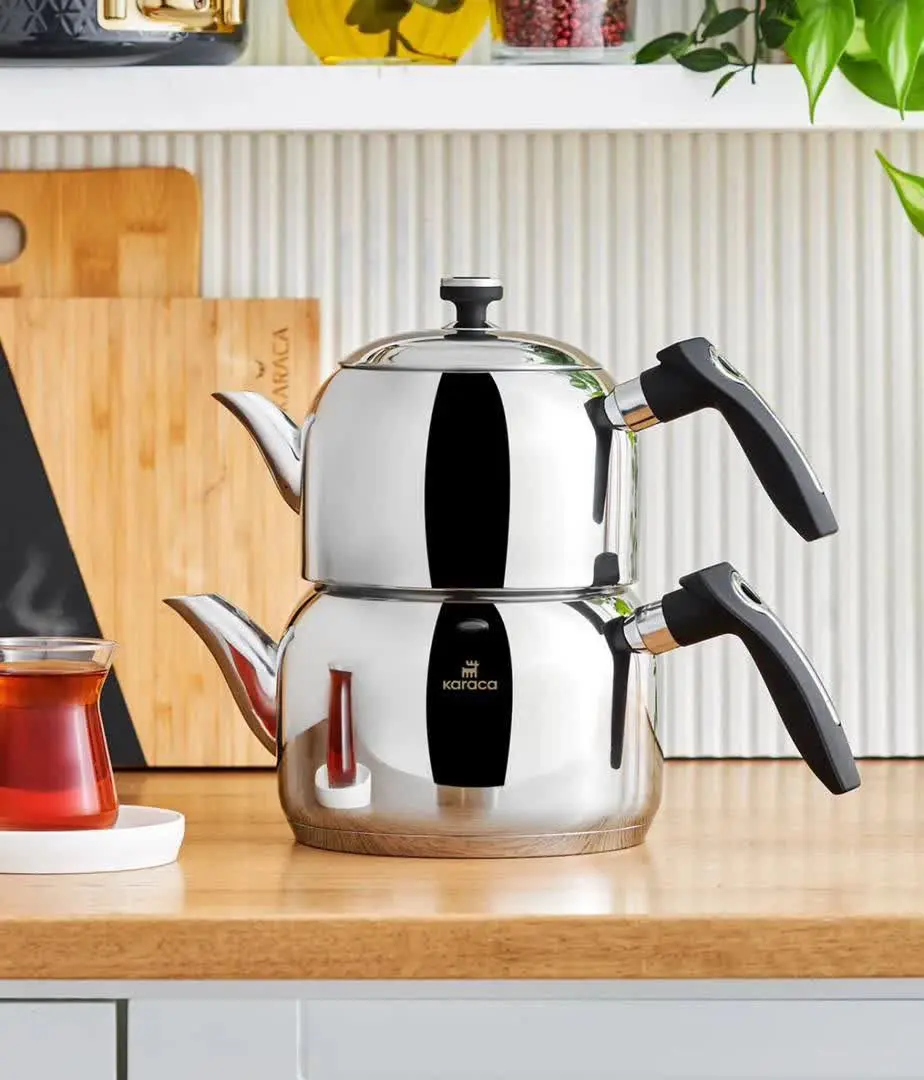 کتری قوری تمام استیل درجه یک🤩
