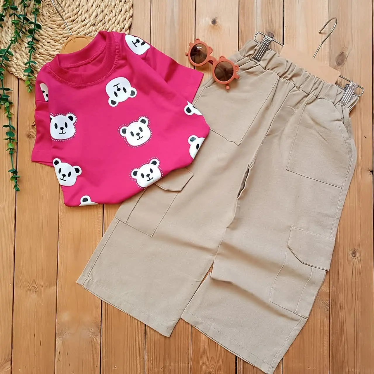 نام: ست کراپ شلوار پاندا🦌
