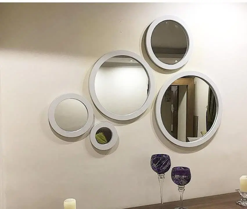 بمب فروش اینه طلایی و سفید و قهوه ایی
