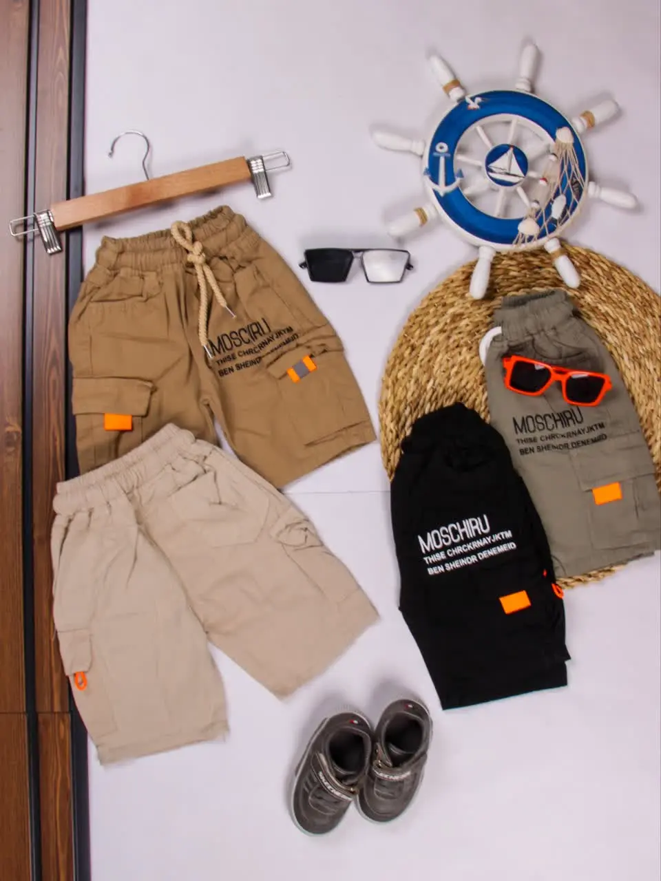 💢شلوارک ۵ جیب MOSCHIRU💢
