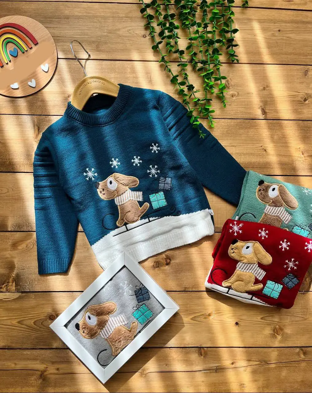 🔮بلوزبافت (گپ) اسپرت طرح سگ برفی🔮
