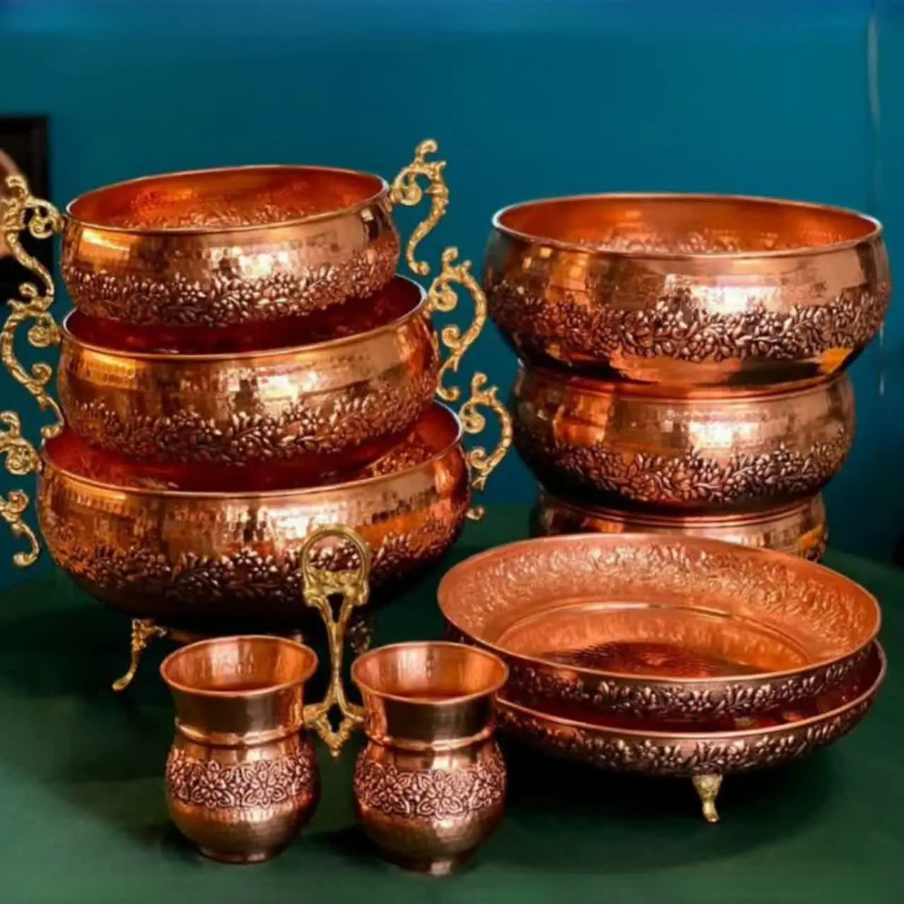 مس ، مینا و فیروزه