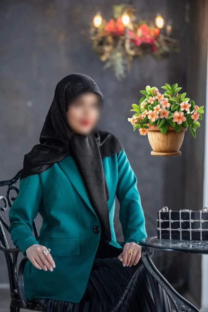 کالکشن مشکی محرمی روسری طهورا
