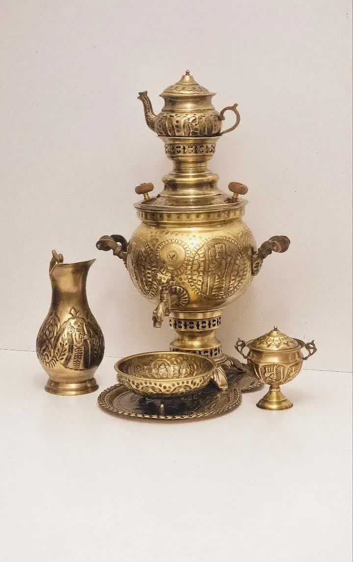 سماور قوری قندان پارچ کاسه...