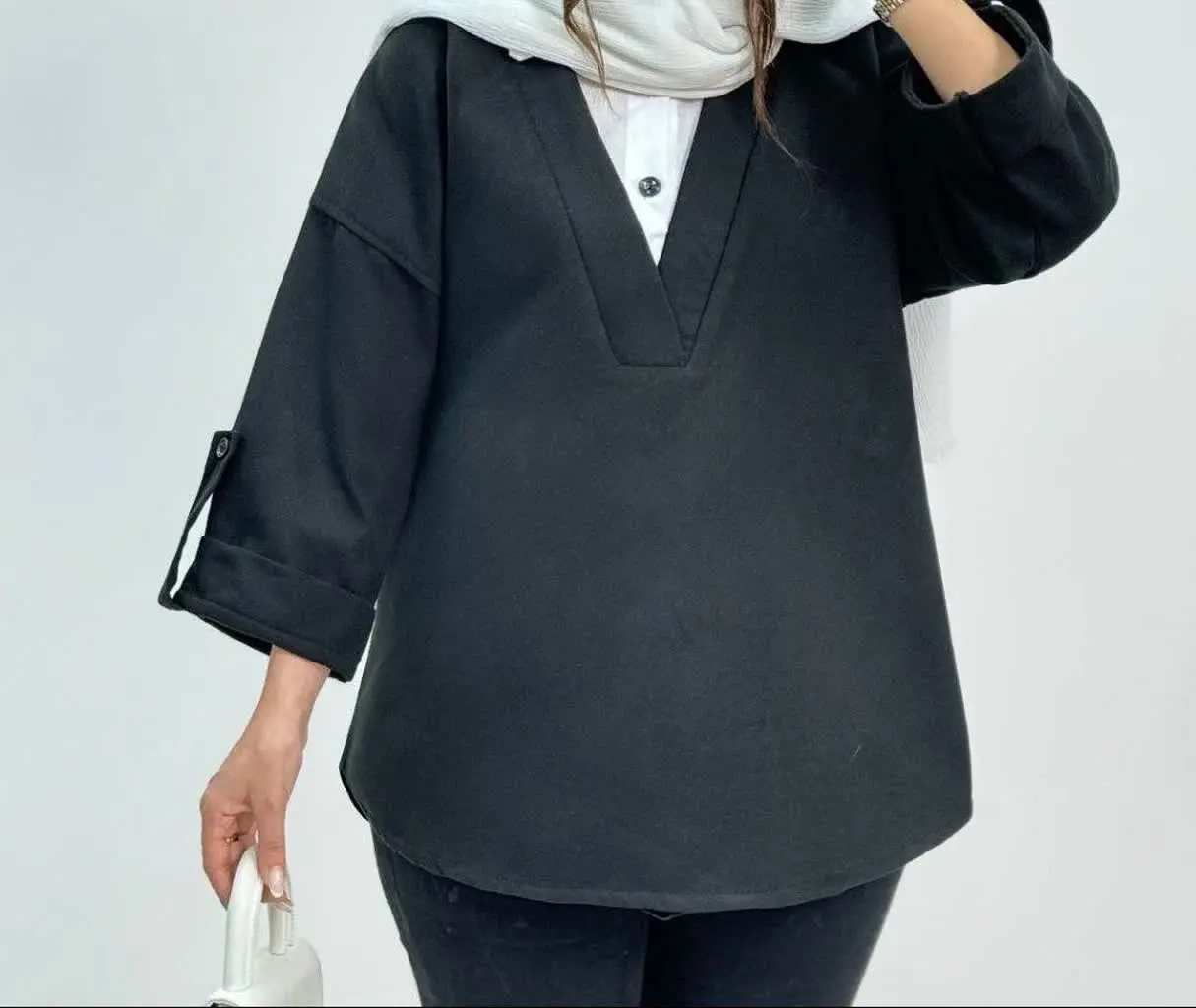 #فوتر یقه سفید
