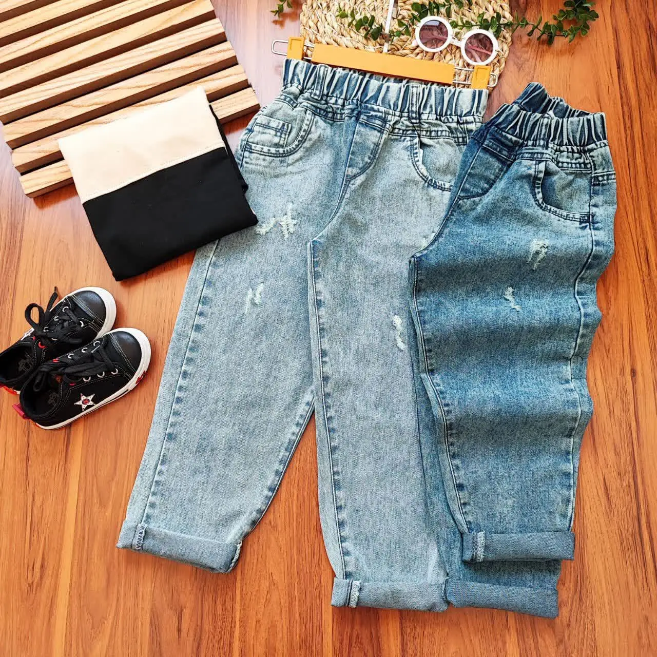 شلوار مام استایل
