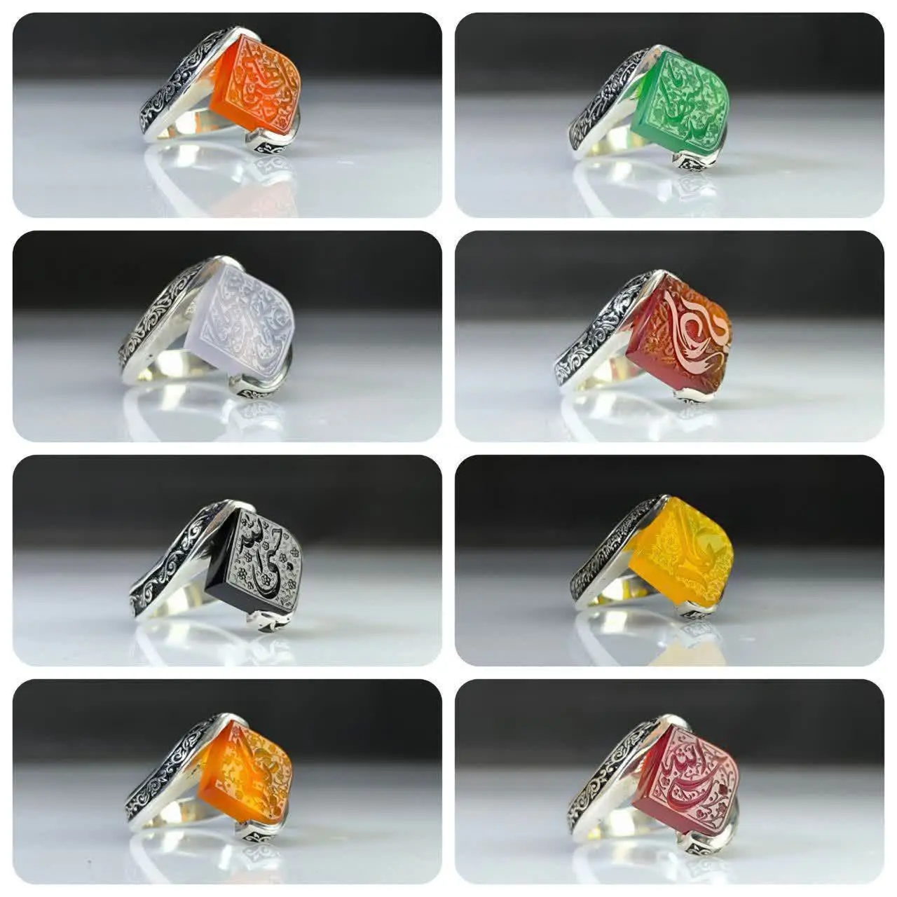 💎انگشتر های نقطه طرح پیچ زیبا