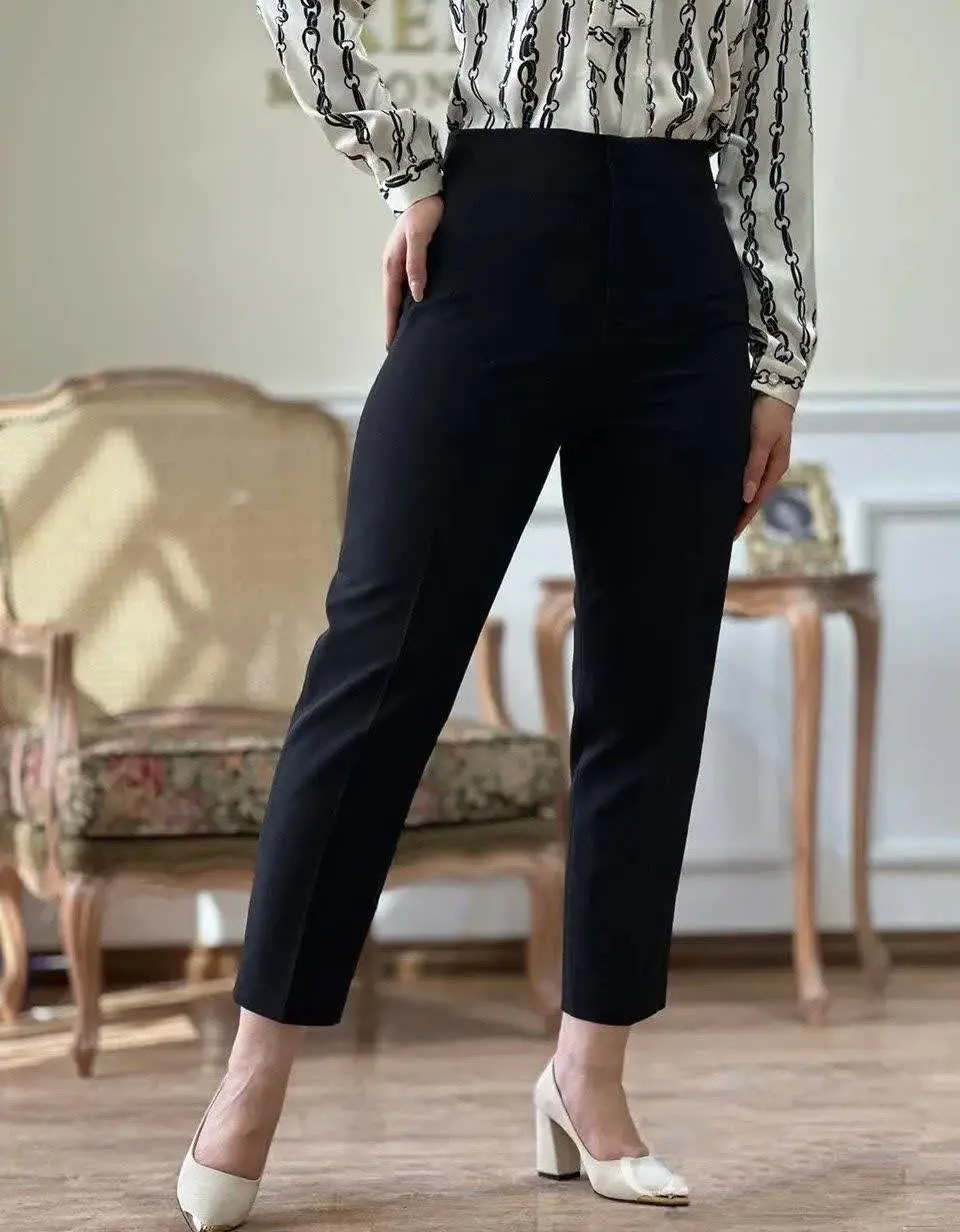 شلوار راسته دمپا چاک