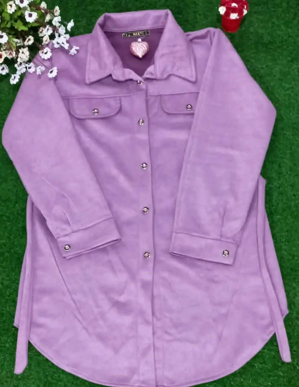 نام: مانتواستین دکمه 
