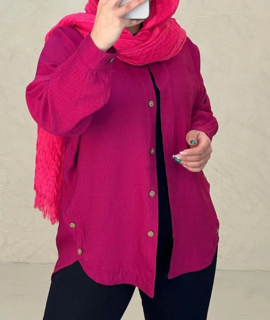 نام: مانتو بغل دکمه 
