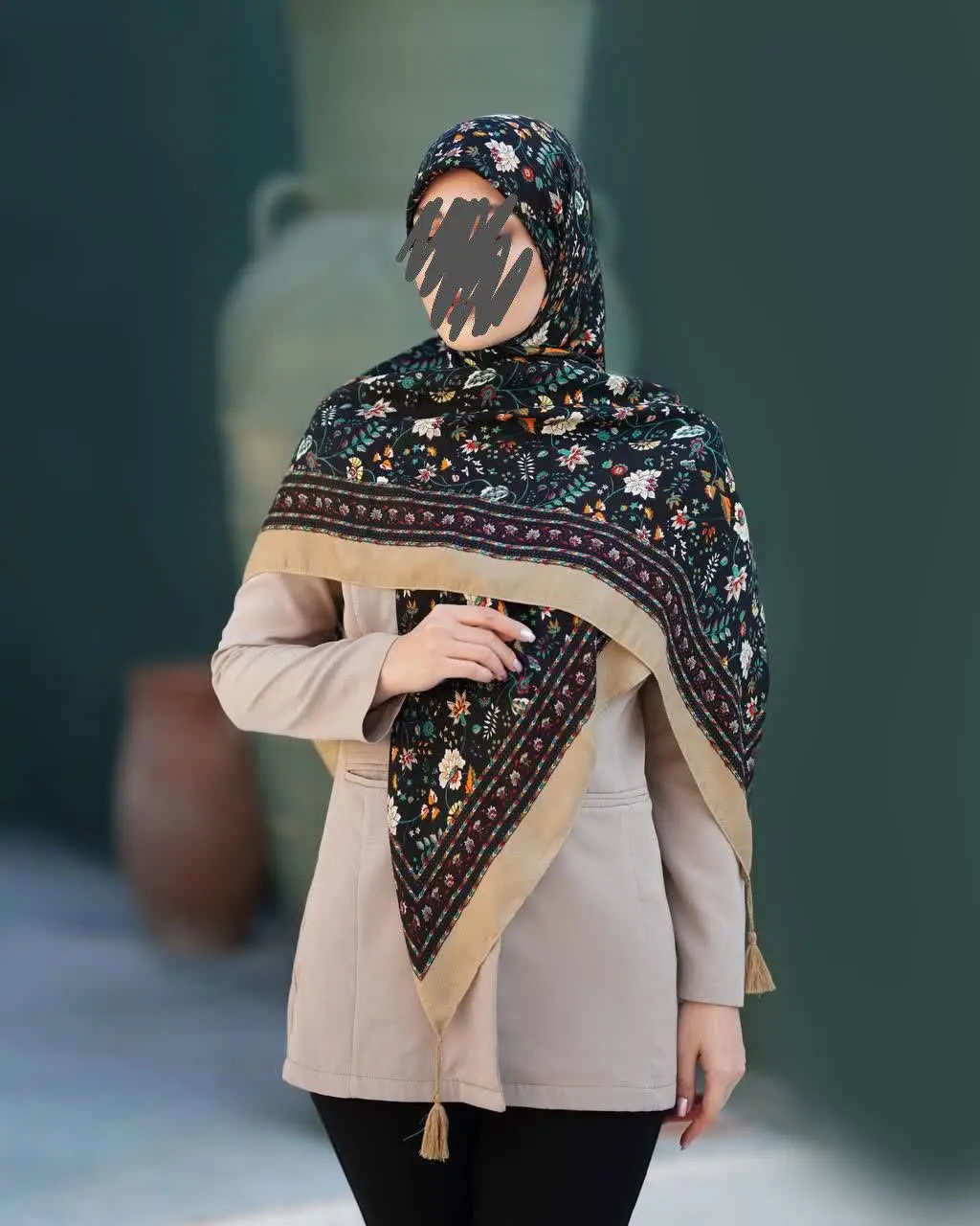 این دوتا رنگم جنس سیااسکارف هست😊
