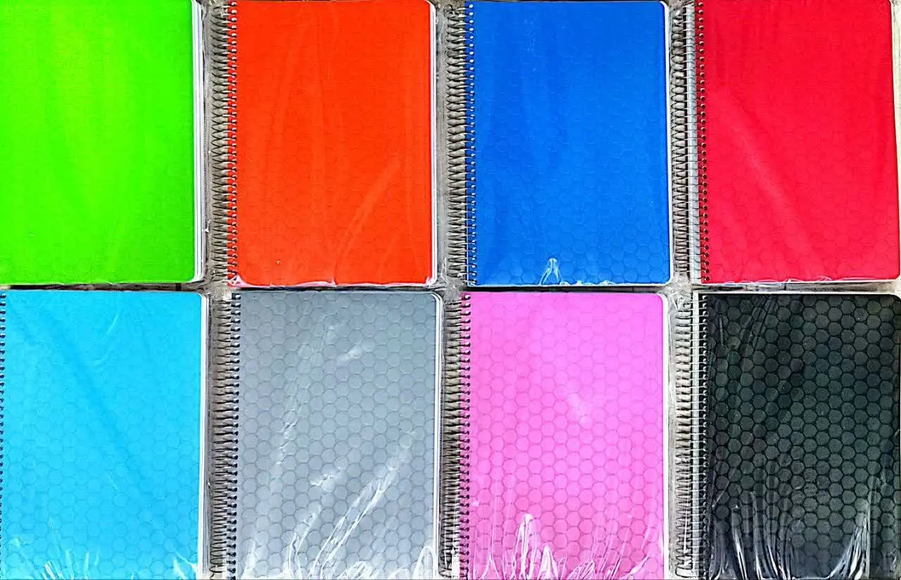 دفتر ۲۰۰ برگ طلقی پ پ خطی با کاغذ ۷۰ گرم تک سلفون
