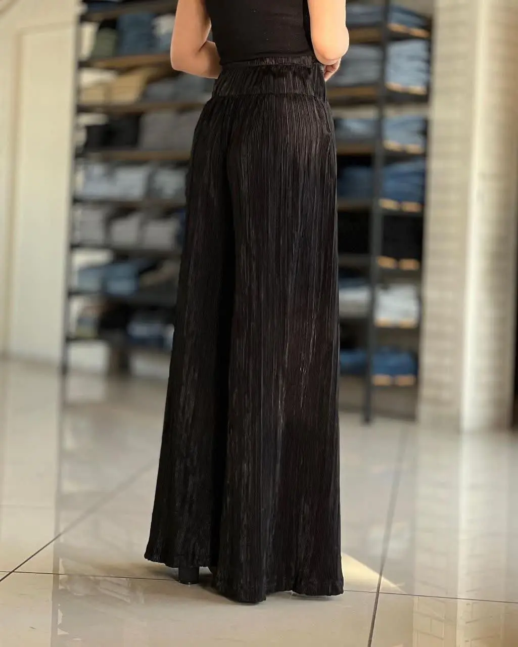 شلوار تک دمپا گشاد پلیسه ترکیه 🇹🇷
