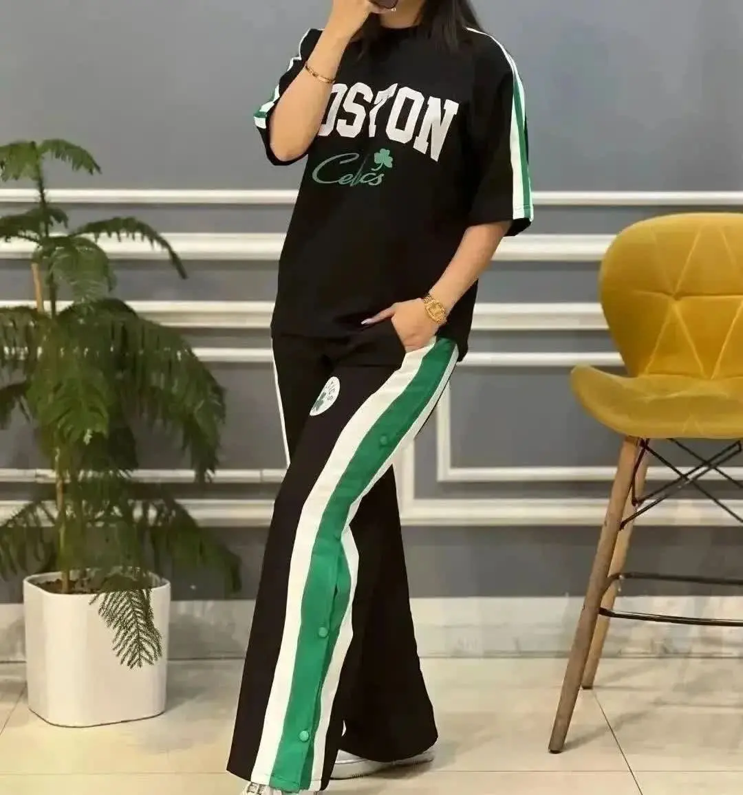 ❤️تیشرت و شلوار بگ بیرون پو...