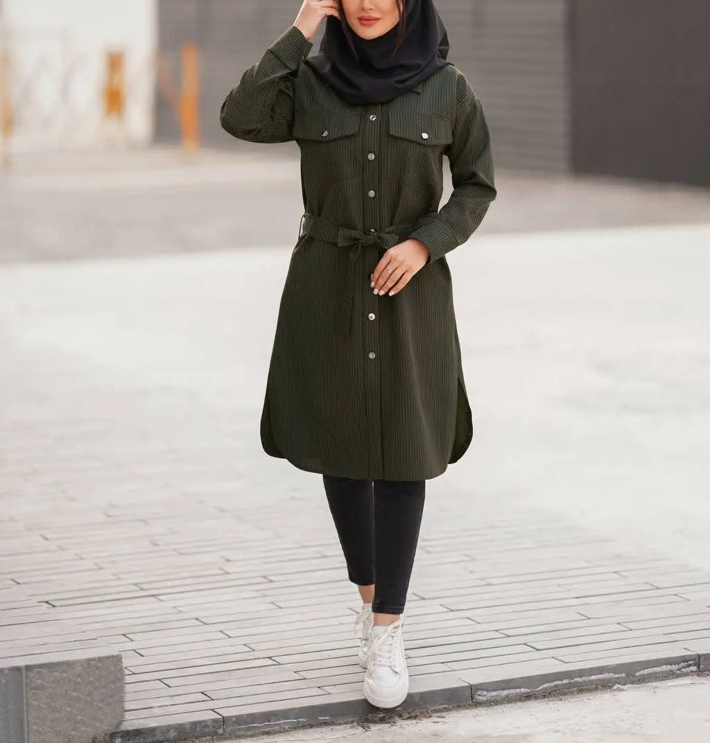 🔶️مانتو دیپلمات بلند - مغزی...