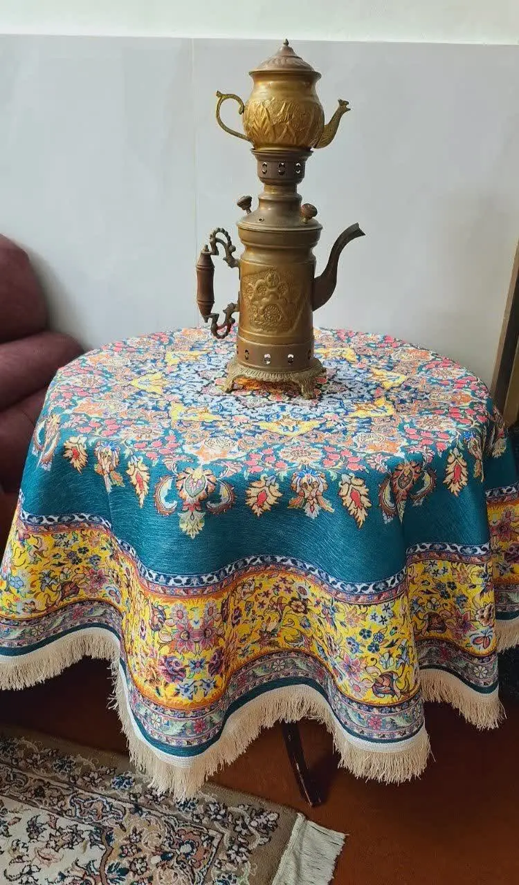 ️رومیزی مخمل شانل چاپی