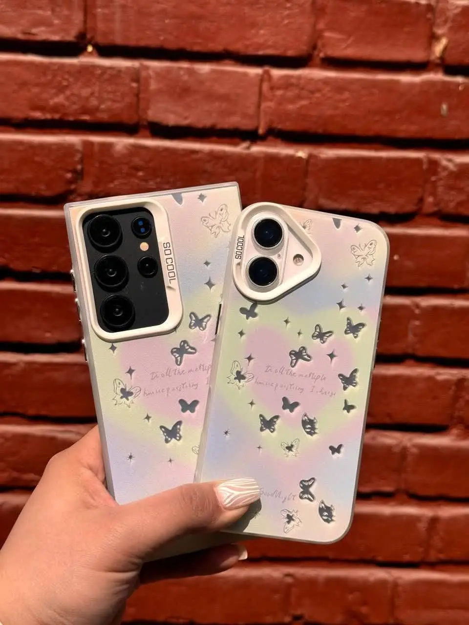 📱مدل قاب: قاب سوکول پروانه زنگی مخصوص انواع #سامسونگ #شیائومی و #آیفون 
