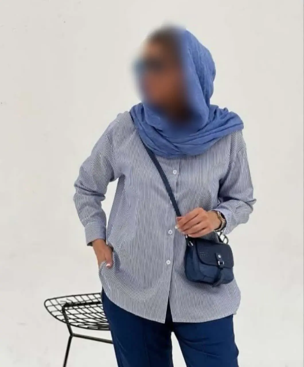 نام: شومیز مانتویی راه راه
