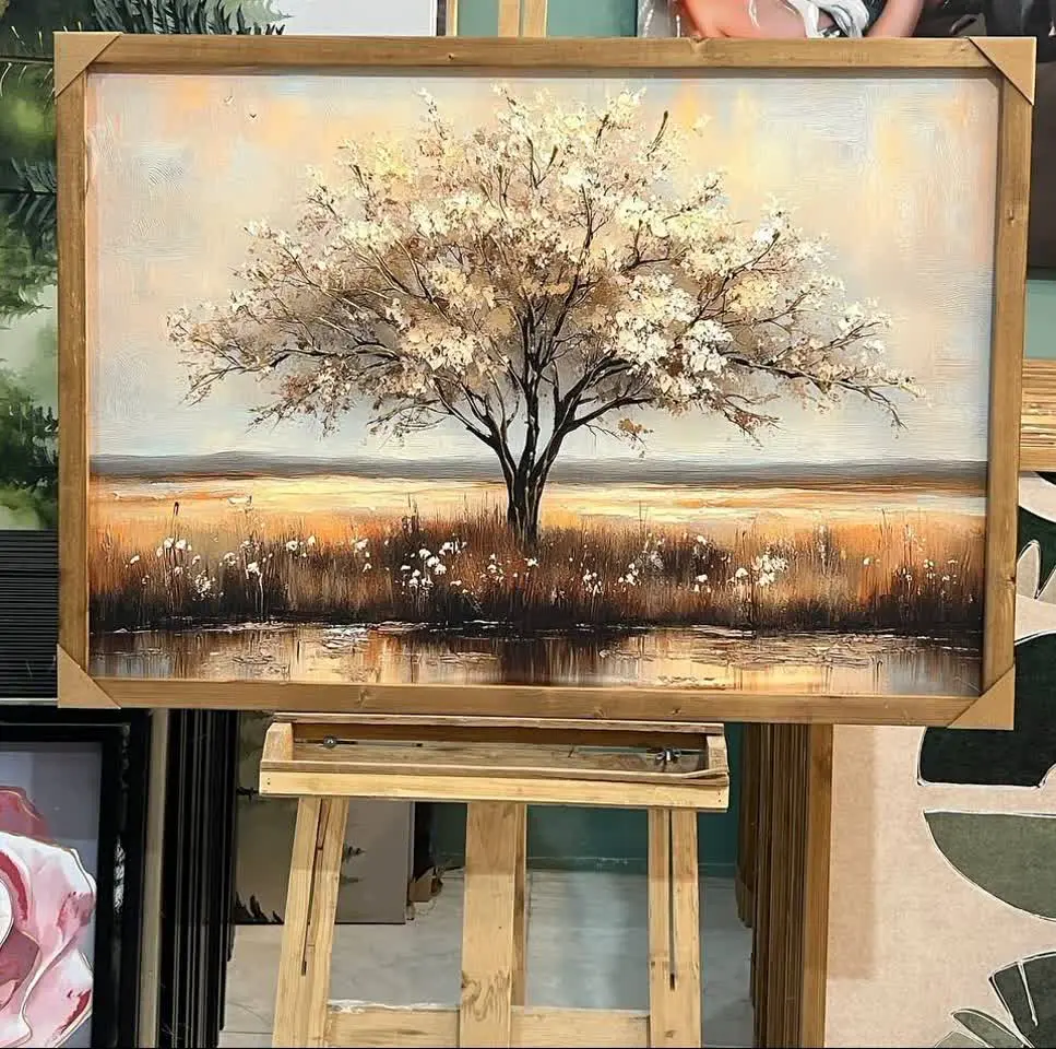 تابلوی زیبای شکوفه های بهاری