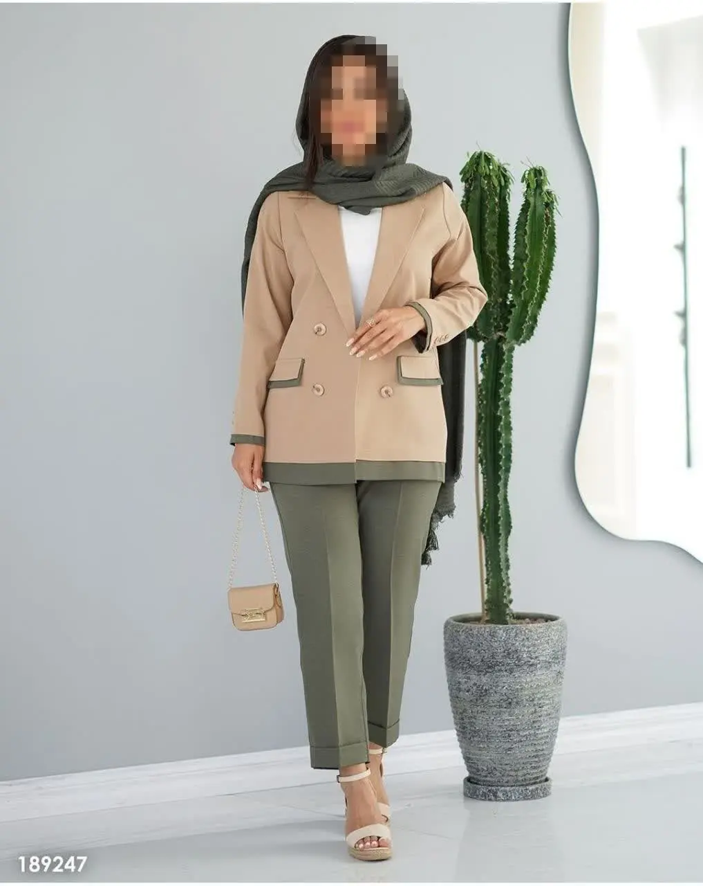 🌻نام: کت شلوار یقه e
