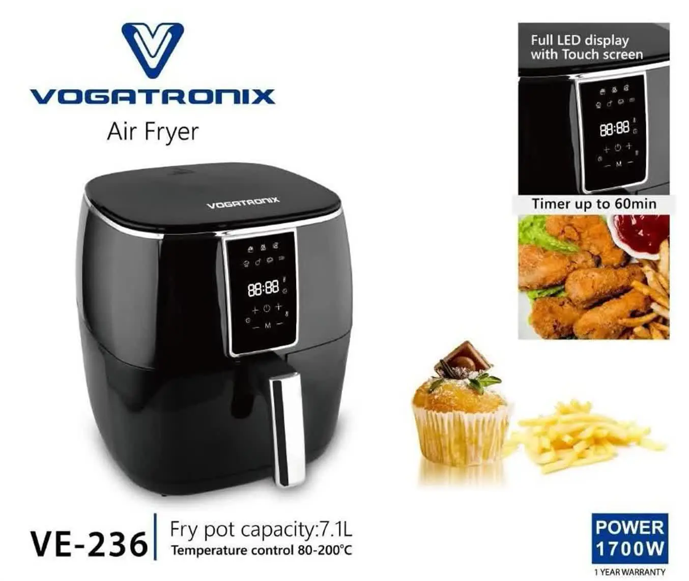 سرخ کن جدیدووگاتی ۷لیتر موجود شد
